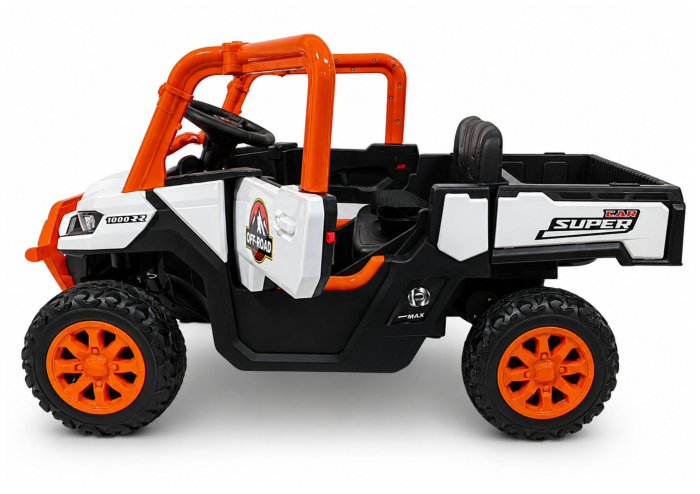 Mașină Electrică pentru Copii 24V 4x45W 4x4 – Portocaliu [5]