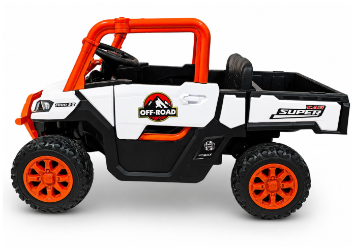 Mașină Electrică pentru Copii 24V 4x45W 4x4 – Portocaliu [4]
