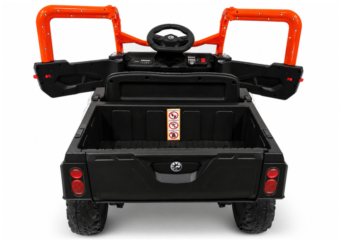 Mașină Electrică pentru Copii 24V 4x45W 4x4 – Portocaliu [7]