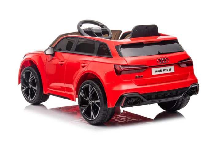 Mașină Electrică pentru Copii Audi RS6 12V Roșu [5]