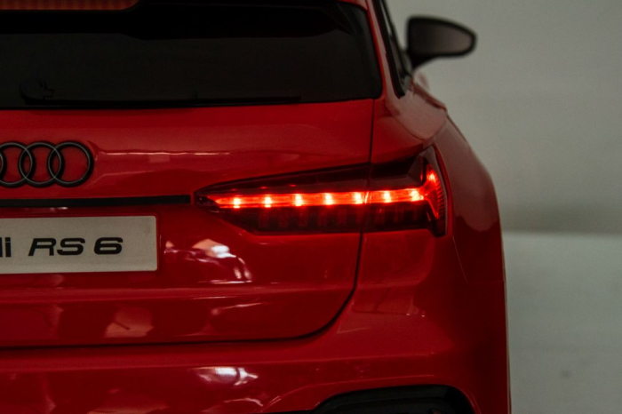 Mașină Electrică pentru Copii Audi RS6 12V Roșu [13]