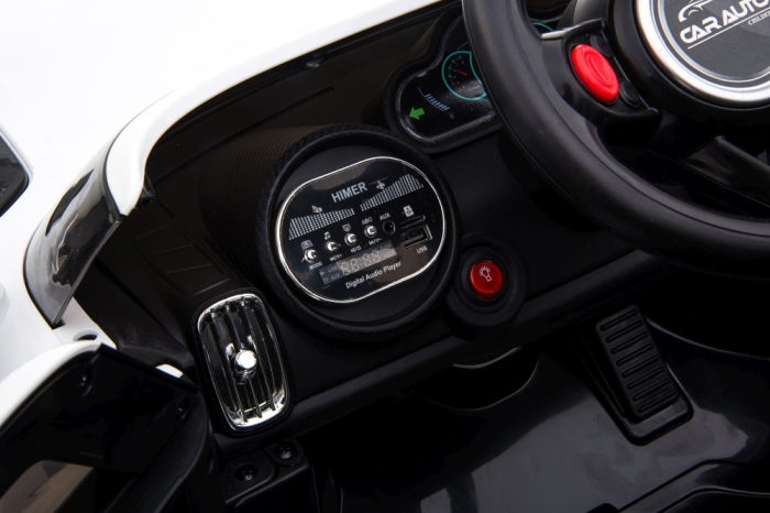 Mașină Electrică Drift pentru Copii 12V Alb [7]