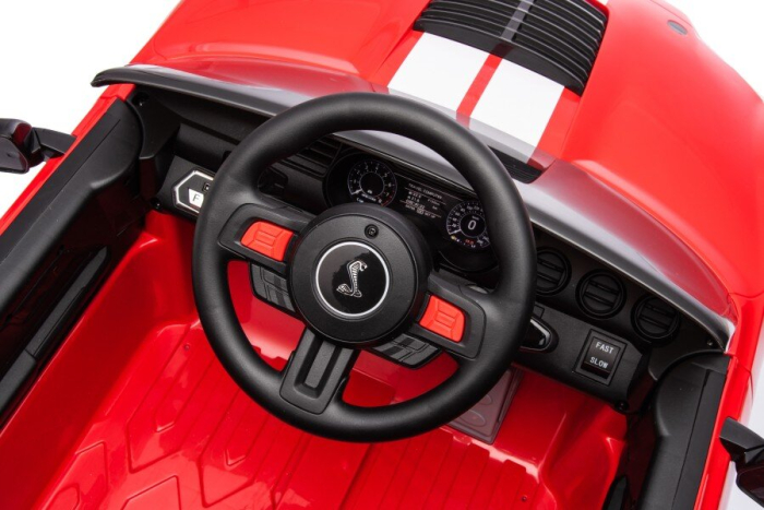 Mașină Electrică pentru Copii Ford Mustang GT500 Shelby 12V 70W Roșu [8]
