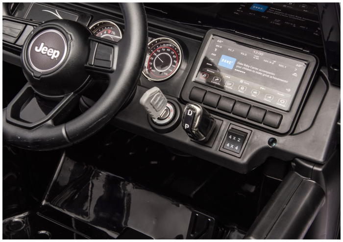 Mașinuță electrică pentru copii Jeep Rubicon 4×4 – 24V | 800W | Negru [10]
