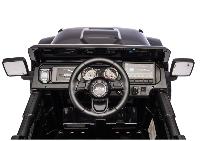 Mașinuță electrică pentru copii Jeep Rubicon 4×4 – 24V | 800W | Negru [8]