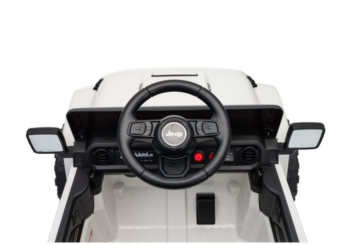 Mașină Electrică pentru Copii Jeep Rubicon 24V Alb [11]