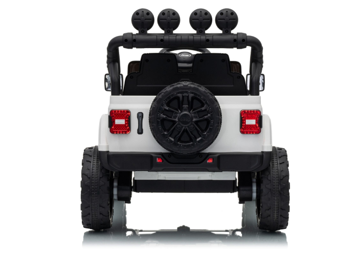 Mașină Electrică pentru Copii Jeep Rubicon 24V Alb [8]