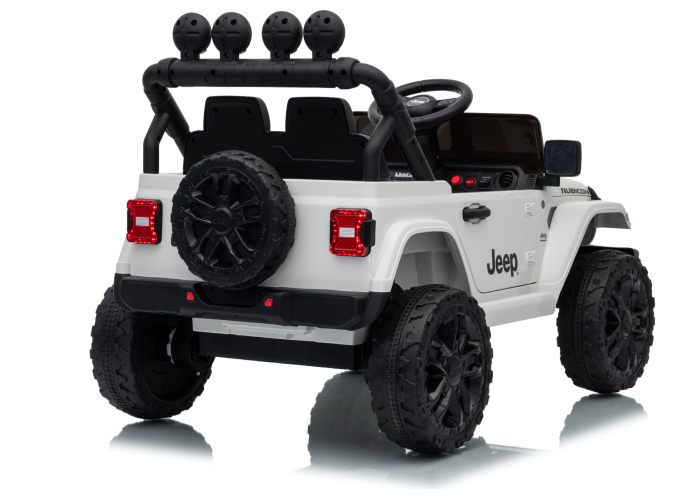 Mașină Electrică pentru Copii Jeep Rubicon 24V Alb [4]