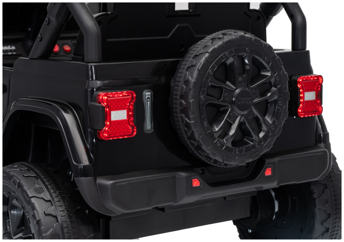 Mașină Electrică pentru Copii Jeep Rubicon 24V Negru [14]