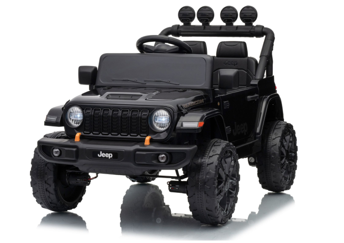 Mașină Electrică pentru Copii Jeep Rubicon 24V Negru [2]