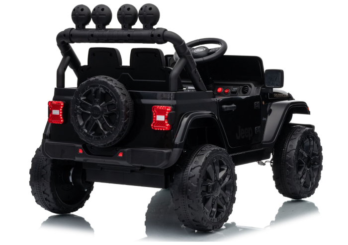 Mașină Electrică pentru Copii Jeep Rubicon 24V Negru [4]