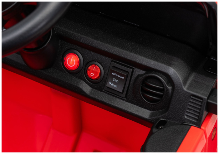 Mașină Electrică pentru Copii Jeep Rubicon 24V Roșu [14]