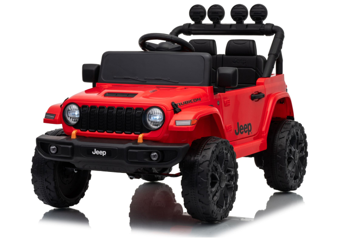 Mașină Electrică pentru Copii Jeep Rubicon 24V Roșu [2]