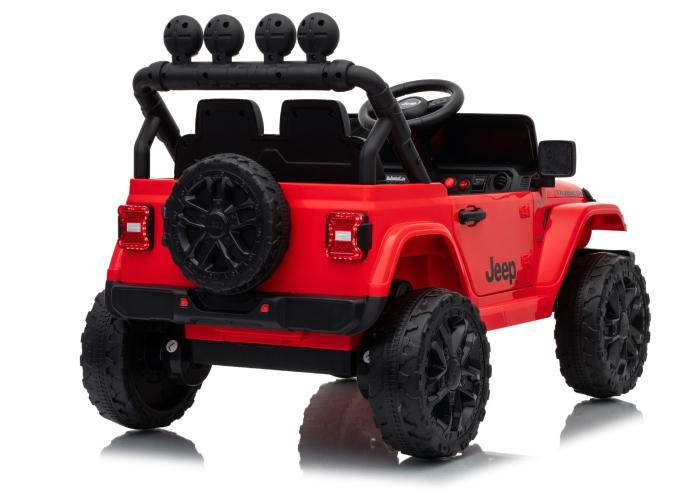 Mașină Electrică pentru Copii Jeep Rubicon 24V Roșu [4]