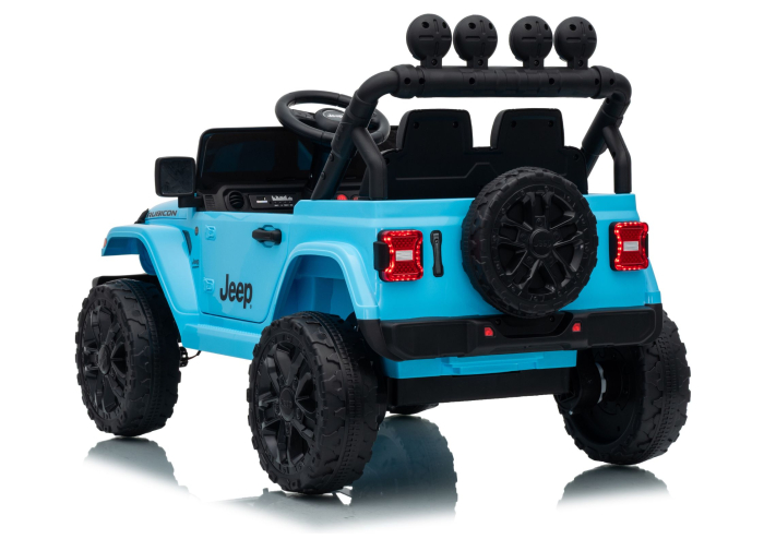 Mașină Electrică Jeep Rubicon 24V Albastru Deschis [5]