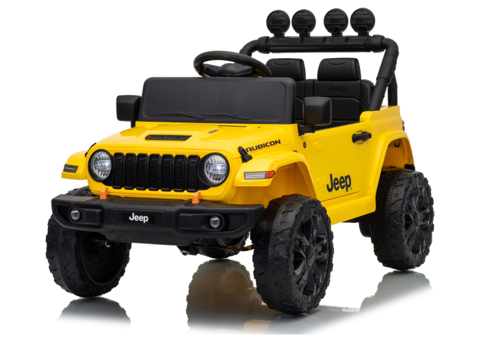 Mașină Electrică pentru Copii Jeep Rubicon 24V Galben [2]