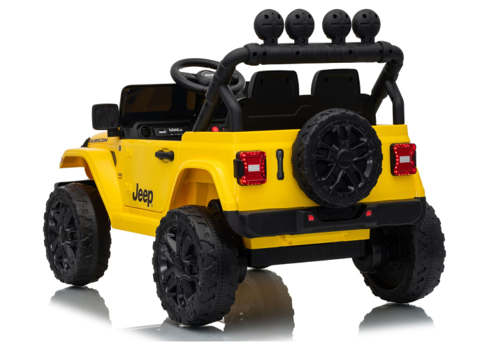 Mașină Electrică pentru Copii Jeep Rubicon 24V Galben [6]