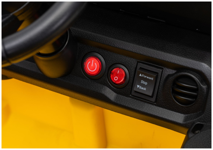 Mașină Electrică pentru Copii Jeep Rubicon 24V Galben [15]