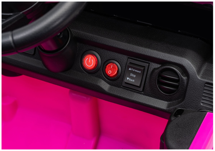 Mașină Electrică pentru Copii Jeep Rubicon 24V Roz [15]
