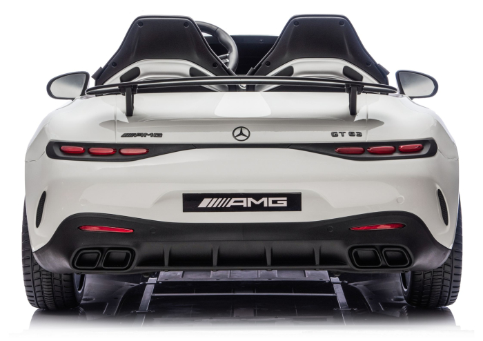 Mașină electrică pentru copii Mercedes AMG GT63 - Albă [4]