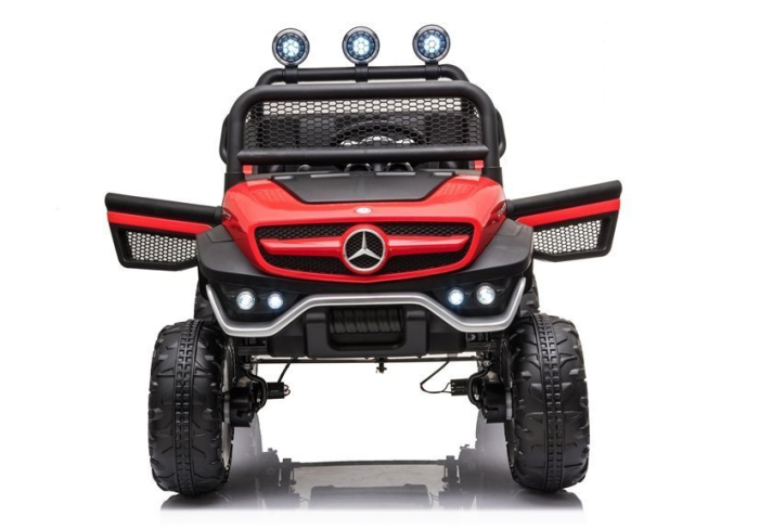 Mașină Electrică pentru Copii Mercedes Unimog S 4x4 - Roșu [7]