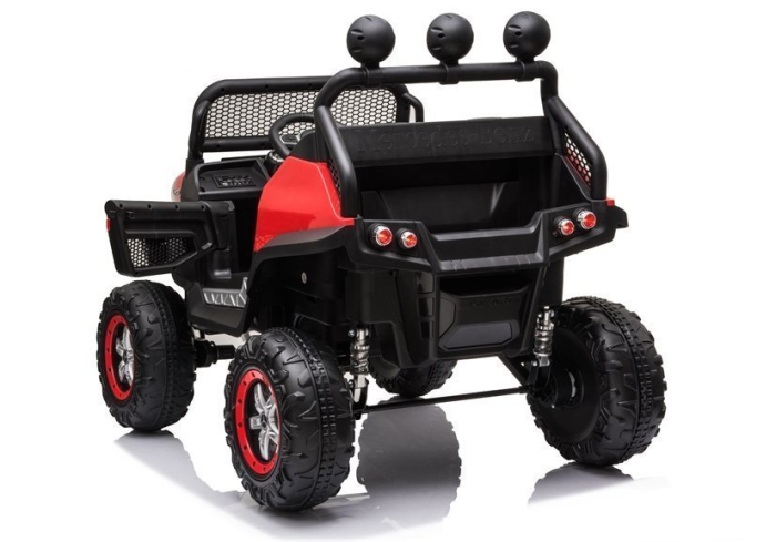 Mașină Electrică pentru Copii Mercedes Unimog S 4x4 - Roșu [6]