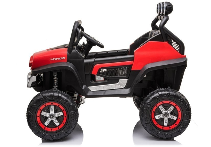 Mașină Electrică pentru Copii Mercedes Unimog S 4x4 - Roșu [3]