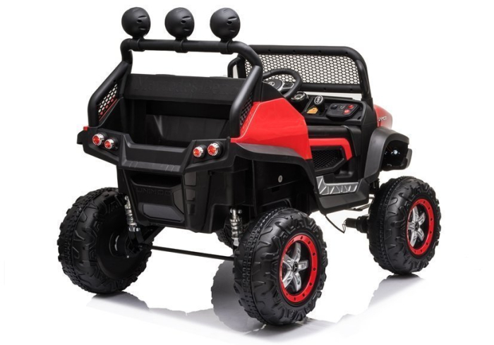Mașină Electrică pentru Copii Mercedes Unimog S 4x4 - Roșu [5]