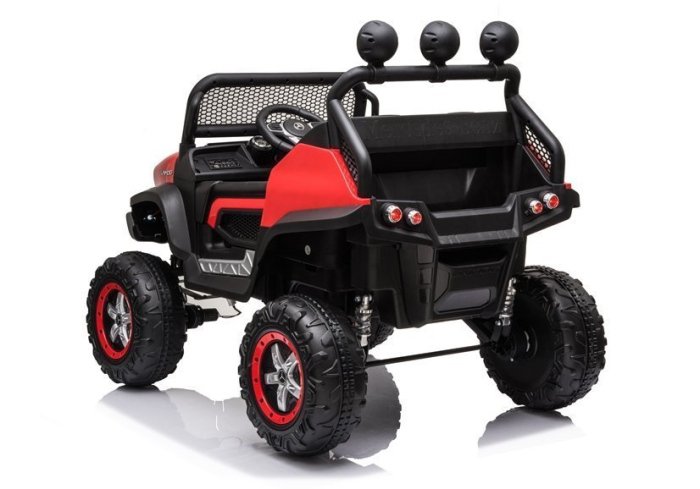 Mașină Electrică pentru Copii Mercedes Unimog S 4x4 - Roșu [4]