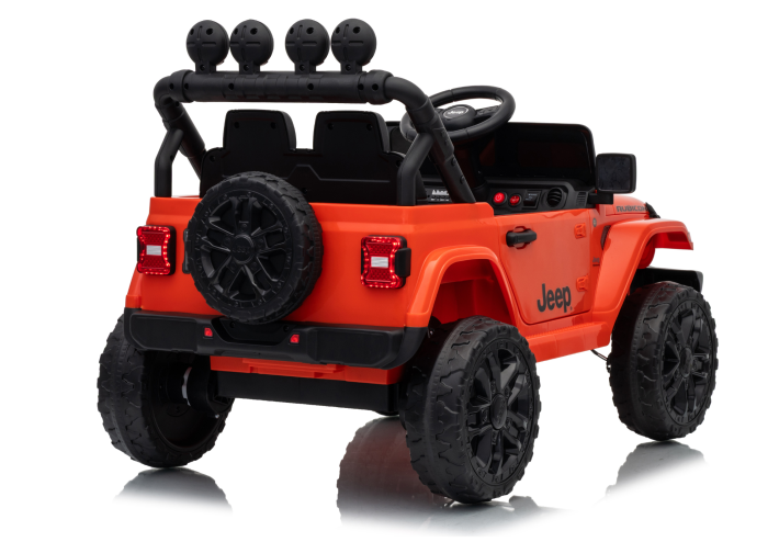 Mașină Electrică pentru Copii Jeep Rubicon 24V Portocaliu [4]