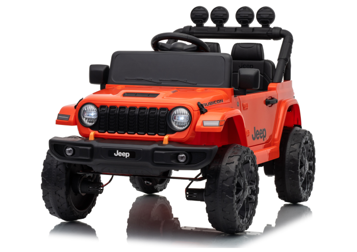 Mașină Electrică pentru Copii Jeep Rubicon 24V Portocaliu [2]
