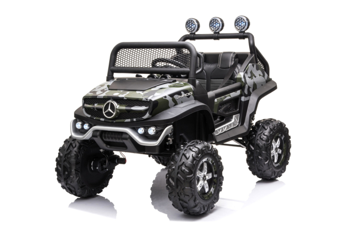 Mașină Electrică pentru Copii Mercedes Unimog 4x4 12V Moro Lăcuit [4]