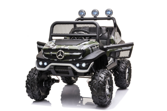 Mașină Electrică pentru Copii Mercedes Unimog 4x4 12V Moro Lăcuit [10]