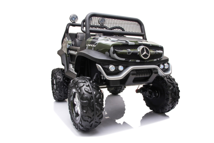 Mașină Electrică pentru Copii Mercedes Unimog 4x4 12V Moro Lăcuit [14]