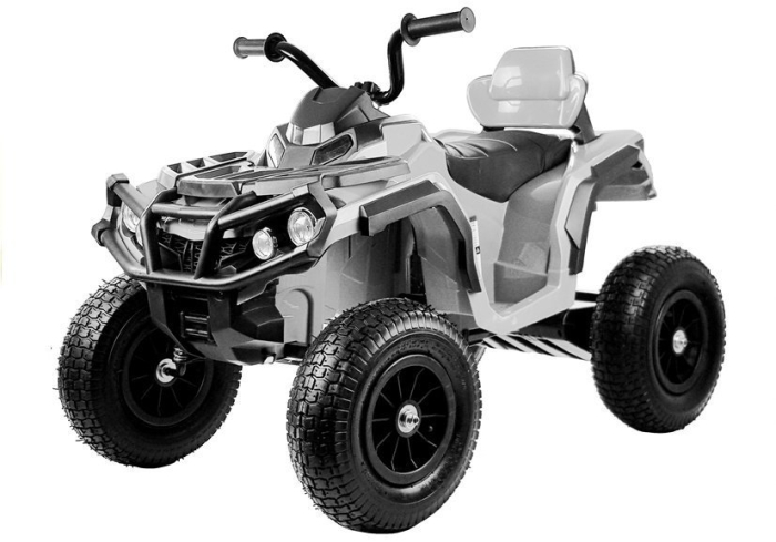 Quad Electric pentru Copii 12V Alb [2]