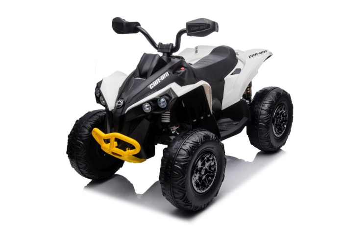 ATV Electric pentru Copii CAN-AM Renegade 4x4 12V Alb [8]