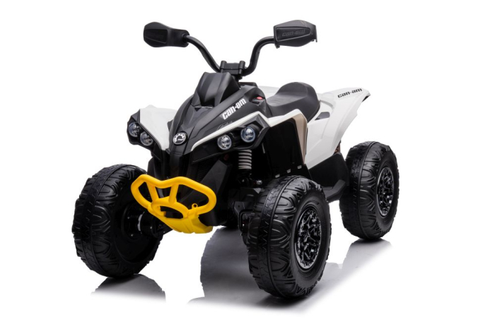 ATV Electric pentru Copii CAN-AM Renegade 4x4 12V Alb [3]
