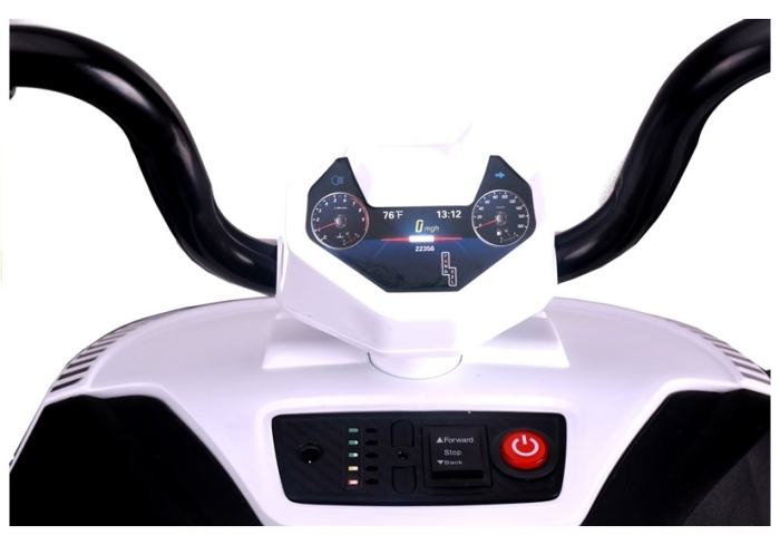 Quad Electric pentru Copii Off-Road 6V Alb [5]