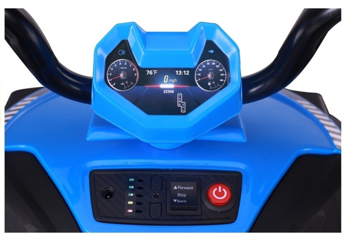 Quad Electric pentru Copii Off-Road 6V Albastru [6]