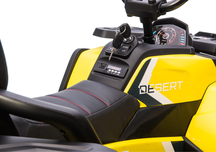 Quad Electric pentru Copii 4x4 12V Galben [8]