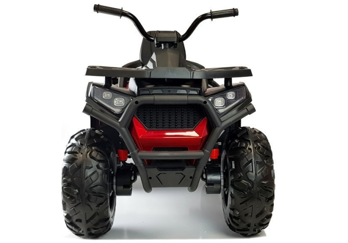 Quad Electric pentru Copii 4x4 Off-Road 12V Roșu Lăcuit [5]