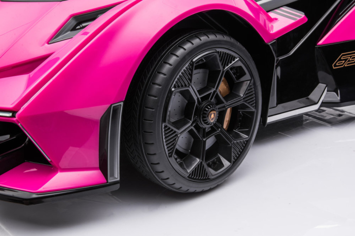 Mașină Electrică pentru Copii Lamborghini GT 12V Roz [9]