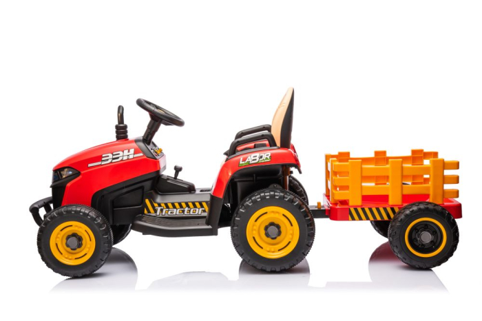 Tractor Electric pentru Copii 12V 90W Roșu [7]