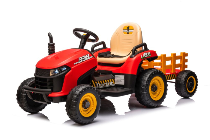 Tractor Electric pentru Copii 12V 90W Roșu [6]