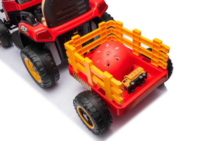 Tractor Electric pentru Copii 12V 90W Roșu [10]