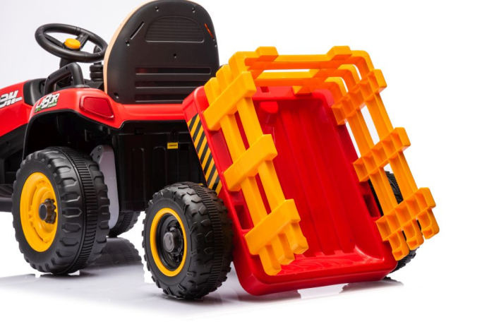 Tractor Electric pentru Copii 12V 90W Roșu [11]