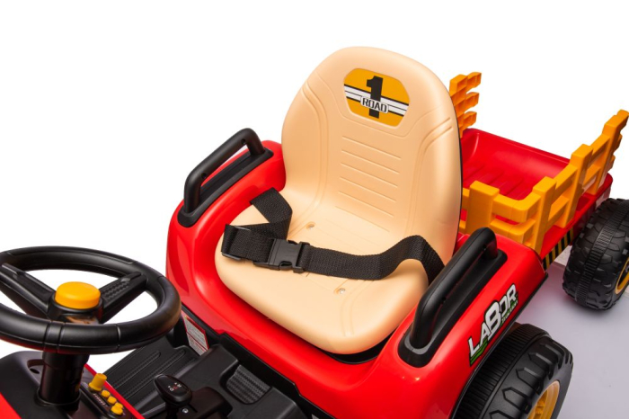 Tractor Electric pentru Copii 12V 90W Roșu [8]