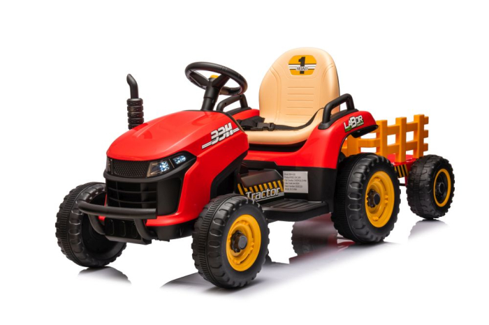 Tractor Electric pentru Copii 12V 90W Roșu [5]