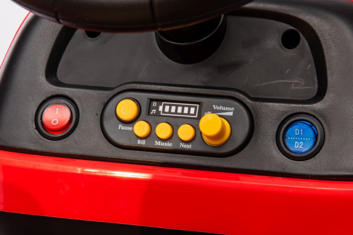 Tractor Electric pentru Copii 12V 90W Roșu [17]