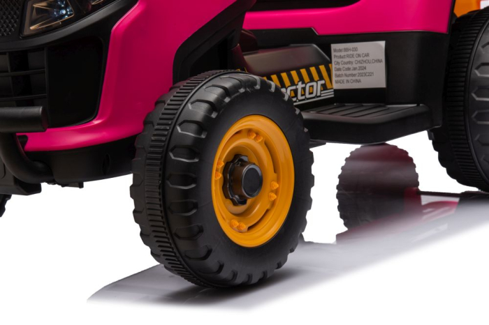 Tractor Electric pentru Copii 12V 90W Roz [10]